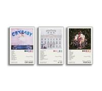TOBIANG Cry Baby K-12 Portals Music Album Cover Signed Limited Canvas Poster (Set of 3) Unframe:8inx12in(20x30cm)