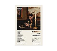 TOBIANG Drake Poster Take Care Music Album Cover Signed Limited Poster Canvas Poster Bedroom Decor Sports Landscape Office Room Decor Gift Unframe:16x24inch(40x60cm)