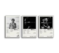 TOBIANG Lil Tjay Music Album Cover Signed Limited Canvas Poster (Set of 3) Unframed:8inx12in(20x30cm)