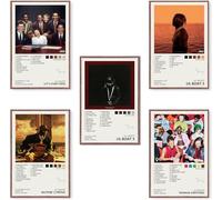 TOBIANG Lil Yachty Music Album Cover Signed Limited Canvas Poster (Set of 5) Unframed:8inx12in(20x30cm)