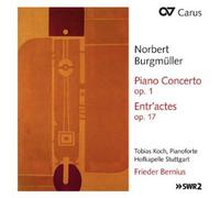Tobias Koch - Burgmüller: Piano Concerto Op.1 / Entr'actes Op.17 / Overture 'Dionys' Op.5 - CD