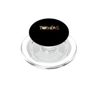Tobias Name Apple Letters Fruit Alphabet PopSockets PopGrip for MagSafe