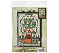 Tobin Design Works Crafts Don't Look Back, Cotton, Multi-Colour, 20.2 x 25.4 x 0.1 cm