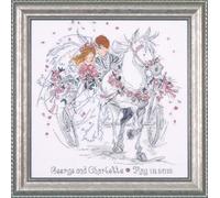 Tobin Design Works Wedding Carriage Cross Stitch Kit, Multi-Colour