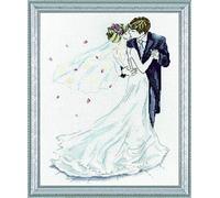 Tobin Design Works Wedding Dance, Aida, 10"x14" 14 Count, 10" by 14"