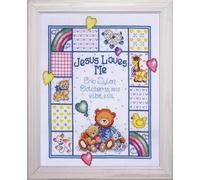 Tobin Jesus Loves Me Baby Sampler, Multi-Color