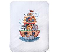 Tobin Noah's Ark Quilt Stamped Cross Stitch Kit