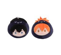 Tobio Kageyama Plush Figure Anime PP Cotton Soft Stuff Car Bag Keychain Pendant Cute Cartoon Character Pillow Home Sofa Decoration 8cm