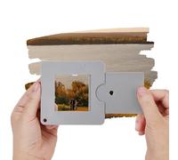 Tobios View Finder for Artists - Sliding View Catcher Tool for Composition, Value & Color Studies - Portable for Plein Air, Travel Sketching, Drawing & Watercolor Painting