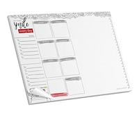 TOBJA® A3 Desk Pad Paper - DIN A3 Pad Desk Mat with To Do List | Weekly Planner A3 Calendar Pad