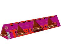 Toblarone Fruit & Nut Swiss Milk Chocolate Bar 360g, Honey & Almond Nougat, Perfect for Sharing