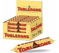 Toblerone Chocolate Bars 24 x 35g Milk Chocolate Honey Almond Nougat