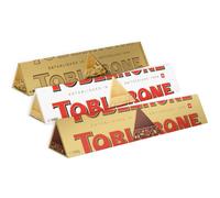 Toblerone Chocolate Gifting Bundle Includes 1 x White Gift Bar 1 x Milk Cho