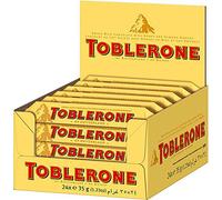 Toblerone Milk Chocolate Bar 35g 24-Pack Swiss Milk Chocolate