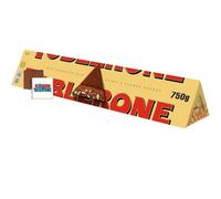 Toblerone Milk Chocolate Bar 750g BIG SIZE Swiss Milk Chocolate Bar 750g. Birthday, Halloween Christmas Sharing Chocolate Bar Honey & Almond Bar Boxed Treatz