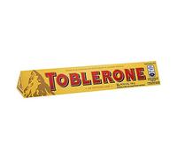 Toblerone Milk Chocolate Bar, Smooth Milk Chocolate with Honey and Almond Nougat, Christmas Treat for Stockings or Gifting, 100g (Pack of 8)