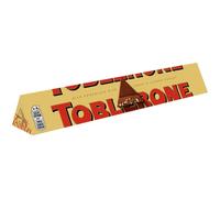 Toblerone Milk Chocolate Bar, Smooth Milk Chocolate with Honey and Almond Nougat, Christmas Treat for Stockings or Gifting, 200g (Pack of 1)