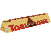 Toblerone Milk Chocolate Bar with Honey & Almond Nougat, 750 g (1-Pack) | Smooth Milk Chocolate with Honey & Almond Nougat, Perfect for Gifting and Easter Treats