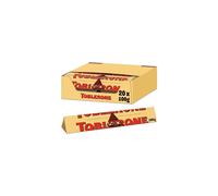Toblerone Milk Chocolate Bars OFFICIAL, Made with Swiss Milk Chocolate, 20 x 100 g