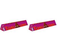 Toblerone Milk Chocolate, Honey and Almond Nougat with Fruit & Nut Chocolate, Large Gift Bar, Made with Swiss Milk, Perfect for Gifting or Sharing, 360 g (Pack of 2)
