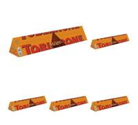 Toblerone Orange Twist Chocolate Bar, Swiss Chocolate with Honey and Almond Nougat, Treat for Sharing or Christmas Gifting 360 g (Pack of 5)