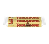 Toblerone - Swiss Milk Chocolate Bar, Honey, Nougat and Almonds - Pack of 3 Bars (100 g)