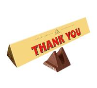 Toblerone Thank You Gift Chocolate Bar Large 360g - Delicious Milk Chocolate with Honey & Almond Nougat