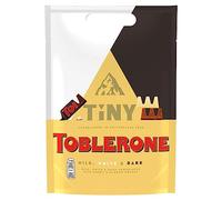 Toblerone Tiny's Milk, White & Dark Chocolates with Honey & Almond Nougat 280g, Perfect for Diwali, Approx 35 Toblerone Tiny's