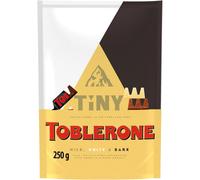 Toblerone Tinys Milk White Dark Chocolates with Honey Almond Nougat Chris