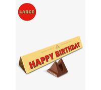 Toblerone Toblerone Happy Birthday Milk Chocolate and Nougat Bar 360g