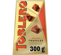 Toblerone Truffles, Milk Chocolate with Honey and Almond Nougat Filling, Established in Switzerland, 300 g (Pack of 1)