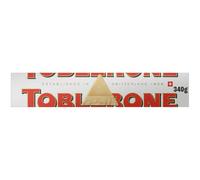 TOBLERONE White Chocolate, Honey and Almond Nougat Large Gift Bar, Made with Swiss Milk, 340 g (Pack of 1)