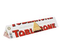 Toblerone White Chocolate Large Gift Bar, Swiss White Chocolate with Honey & Almond Nougat, Treat for Sharing or Christmas Gifting 360 g (Pack of 1)