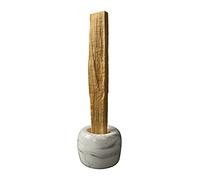 TOBOHU Gray Marble Ceramic Palo Santo Holder, palo Santo Holder Burner, Ceramic Holder for Palo Santo Sticks, Palo Santo Wood Incense Stick Holder, Palo Santo Burning Bowl