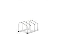 Toboli Bicycle Stand for 2 Bikes Multiple Rack Made of Galvanised Steel for Indoor and Outdoor