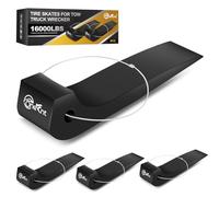 TOBUMO 4Pack Tire Skates for Tow Truck Wrecker- Rollback Carrier Safety