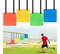 TOBWOLF 4PCS Football Goal Target, Top Bins Football Targets Enhance Agility Speed, Footballs Training Equipment for Improving Accuracy Ideal, Lacrosse, Hockey, Baseball, Soccer