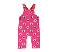 Toby Tiger Apple Print Dungarees in Pink | Size: 6-12 m Toby Tiger Pink 6-12 m