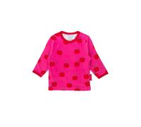 Toby Tiger Apple Print Long-Sleeved T-Shirt in Pink | Size: 6-12 m Toby Tiger Pink 6-12 m