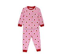 Toby Tiger Apple Print Pyjamas in Pink | Size: 4-5 Years Toby Tiger Pink 4-5 Years