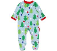 Toby Tiger Christmas Tree Print Sleepsuit | Size: 3-6 m Toby Tiger Multicolor 3-6 m