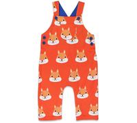 Toby Tiger Squirrel Print Dungarees in Orange | Size: 3-6 m Toby Tiger Orange 3-6 m