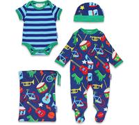 Toby Tiger Organic Toys Print Baby Gift Set - 6-12m / 80cm