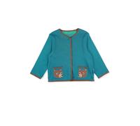 Toby Tiger Bear Applique Reversible Jacket in Teal | Size: 18-24 m Toby Tiger Teal 18-24 m