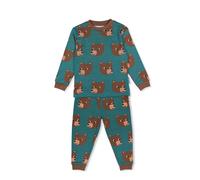 Toby Tiger Bear Print Pyjamas in Green | Size: 6-7 Years Toby Tiger Green 6-7 Years
