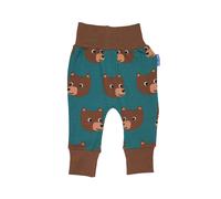 Toby Tiger Bear Print Yoga Pants in Teal | Size: 3-6 m Toby Tiger Teal 3-6 m