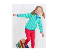 Toby Tiger Organic Green Breton Cosy Fleece Sweatshirt - 6-7y / 122cm
