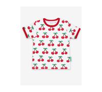 Toby Tiger Cherry Print Short-Sleeved T-Shirt | Size: 1-2 Years Toby Tiger Multicolor 1-2 Years