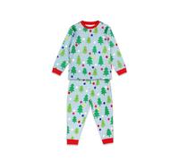 Toby Tiger Christmas Tree Print Pyjamas | Size: 12-18 m Toby Tiger Multicolor 12-18 m