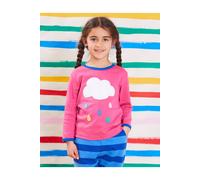 Toby Tiger Cloud Applique Long-Sleeved T-Shirt in Pink | Size: 3-6 m Toby Tiger Pink 3-6 m